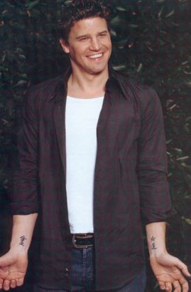 David Boreanaz Wrist Tattoo